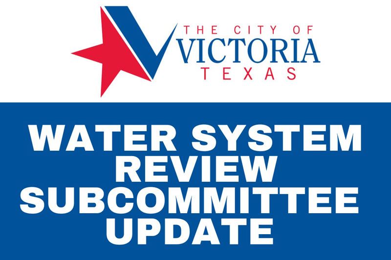 Water system review subcommittee update