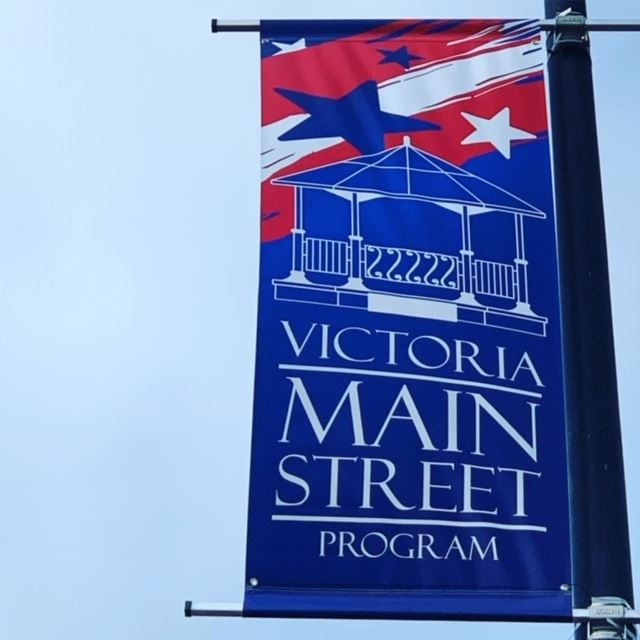 Victoria Main Street Program banner