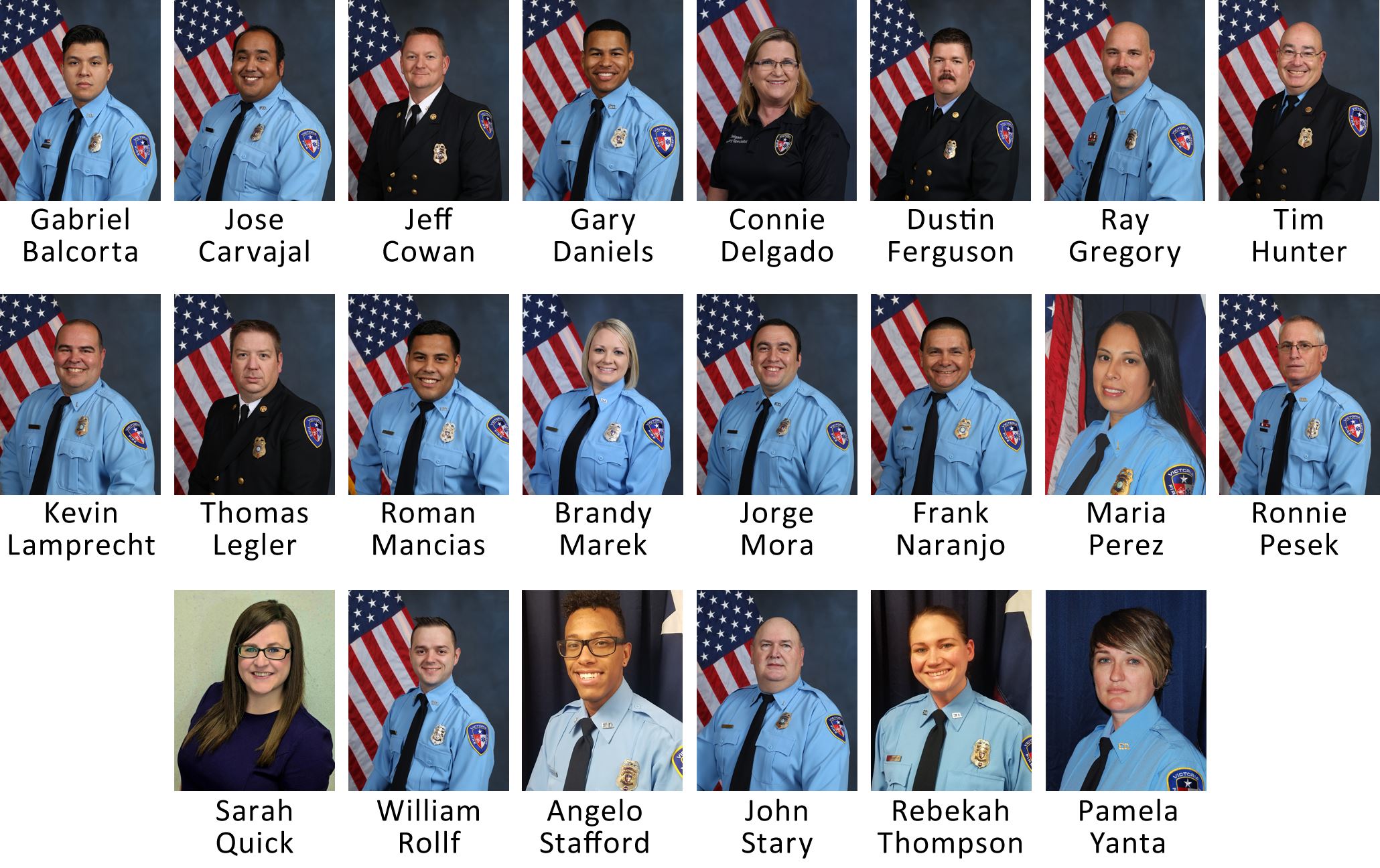 Grid view of the 22 peer award recipients